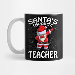 Santas Favorite Teacher Christmas Mug